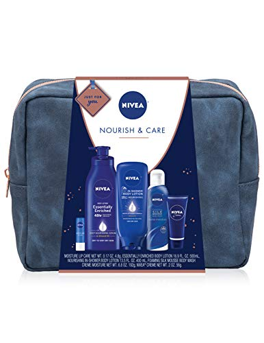 NIVEA Pamper Time Gift Set - 5 Piece Luxury Collection of Moisturizing Products Best Offer - LuxClout.com -   9 skin care Moisturizer gift ideas