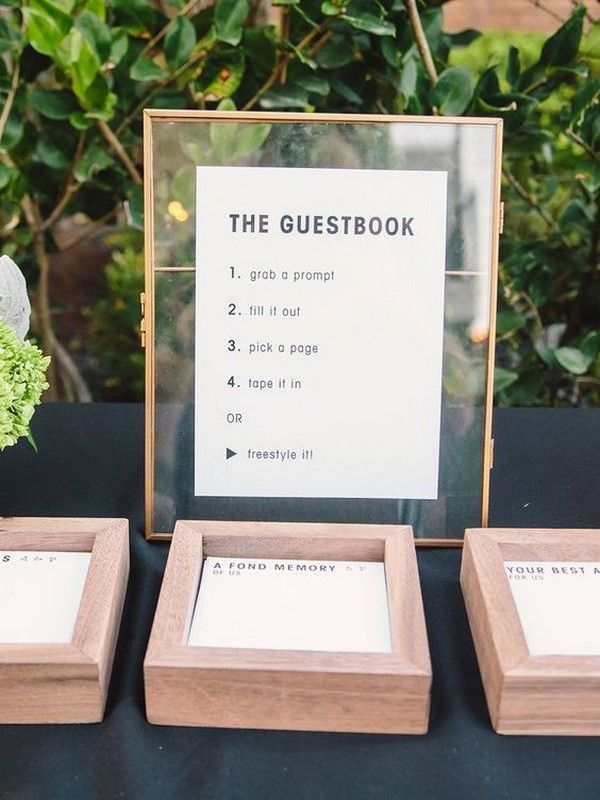 15 Creative Wedding Guest Book Sign in Table Ideas - EmmaLovesWeddings -   11 Event Planning Themes guest books ideas
