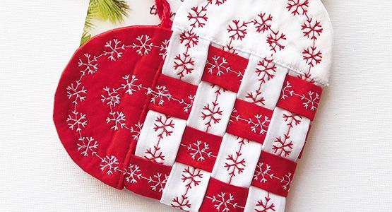How To Make A Fabric Scandinavian Heart | WeAllSew -   12 fabric crafts Christmas project ideas