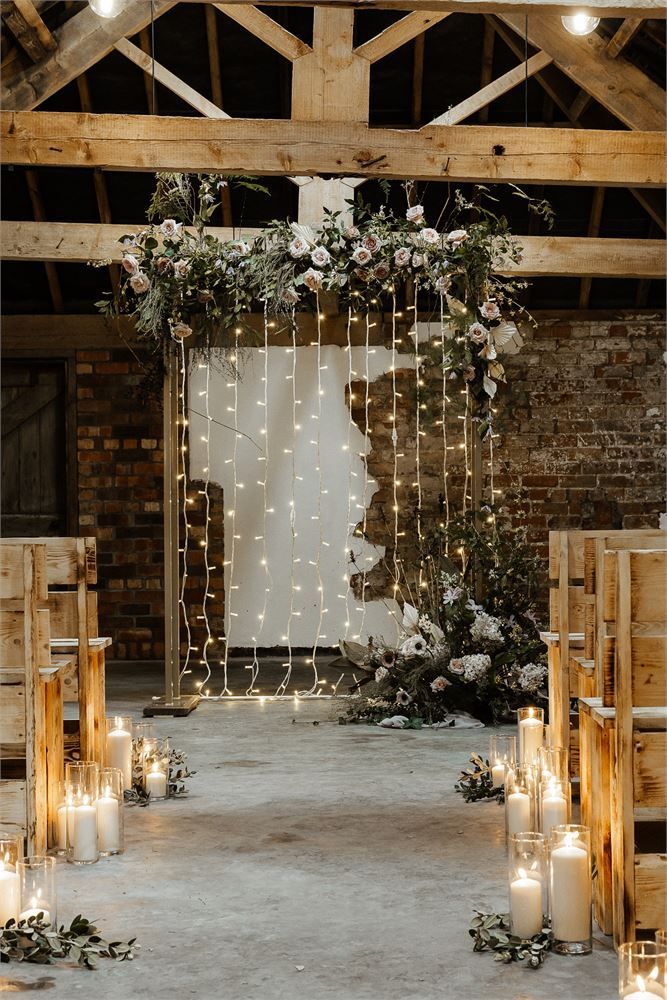 13 rustic wedding Backdrop ideas