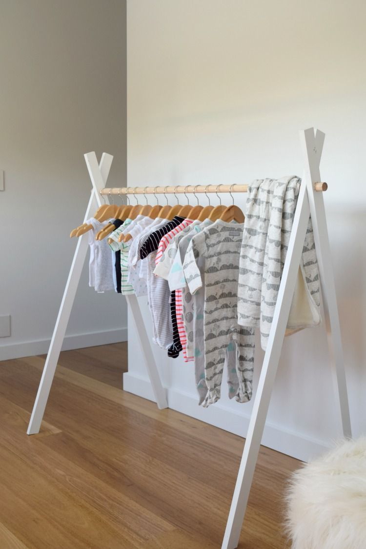 DIY Kids Teepee Clothing Rack -   14 DIY Clothes Rack children ideas