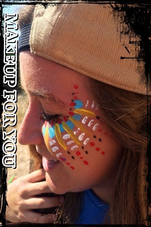 20+ Best Trendy Festival Makeup Ideas For Women Makeup Tutorials -   14 makeup Festival fluo ideas