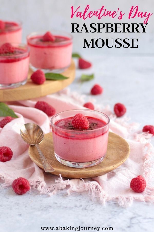 Valentine's Day Raspberry Mousse -   15 cake Pink raspberry mousse ideas