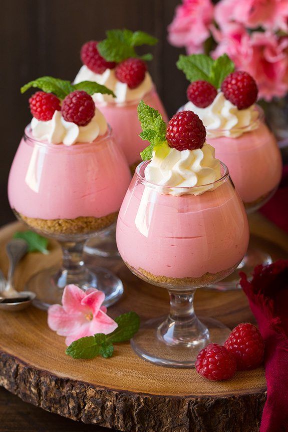 Raspberry Cheesecake Mousse - Cooking Classy -   15 cake Pink raspberry mousse ideas