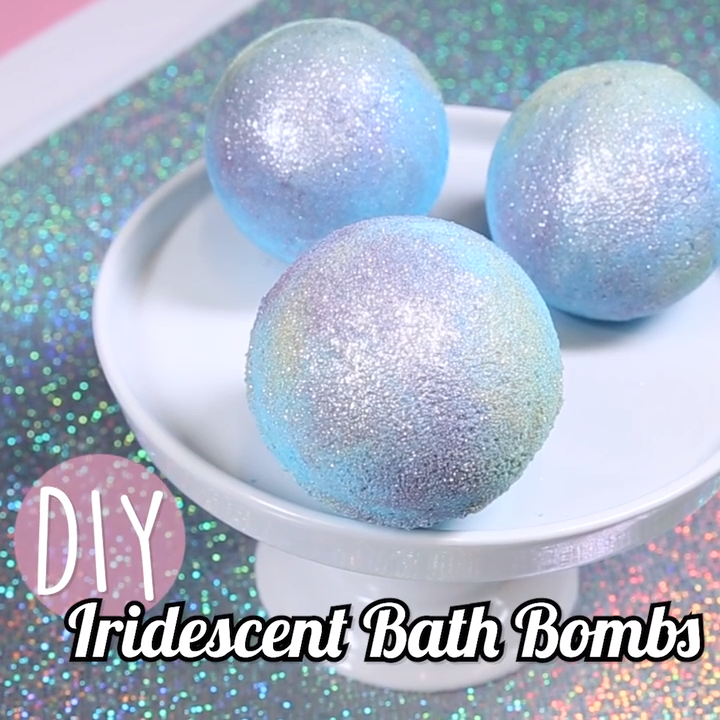 DIY Iridescent Bath Bombs -   15 diy projects For Gifts fun ideas