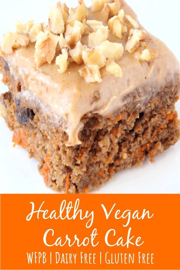Healthy Vegan Carrot Cake Recipe -   16 cake Simple healthy ideas