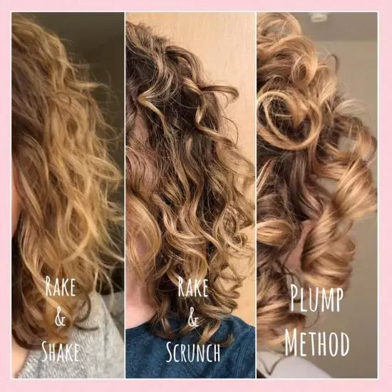 The Plump Method for Big and Bouncy Curls -   16 curly hair Tutorial ideas