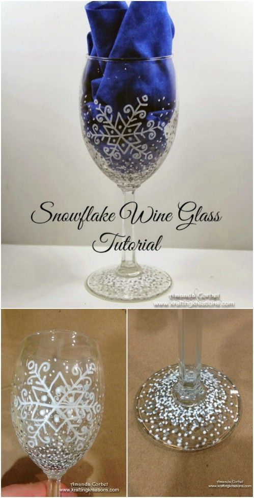 15 Painted Wine Glasses to Liven Up Your Meal - Useful DIY Projects -   16 diy projects Paint wine glass ideas