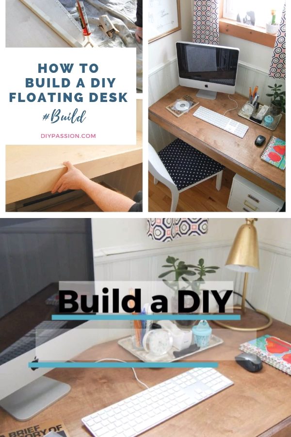 Build a DIY Floating Desk -   16 fitness Interior space saving ideas