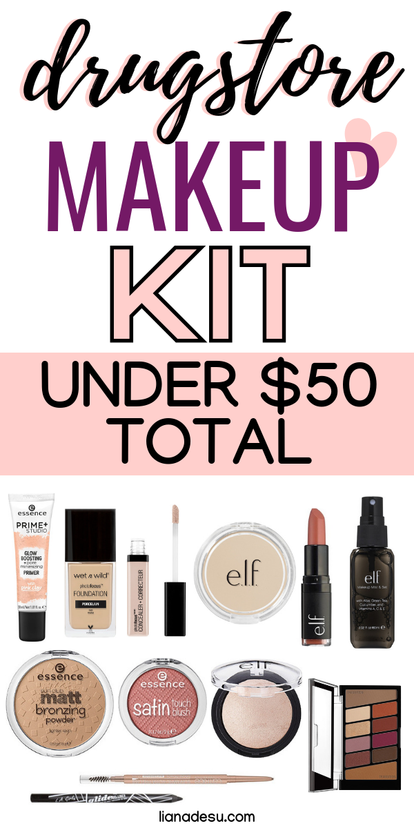 Drugstore Makeup Cheap Starter Kit - Under $50 Total! -   16 makeup Products cheap ideas