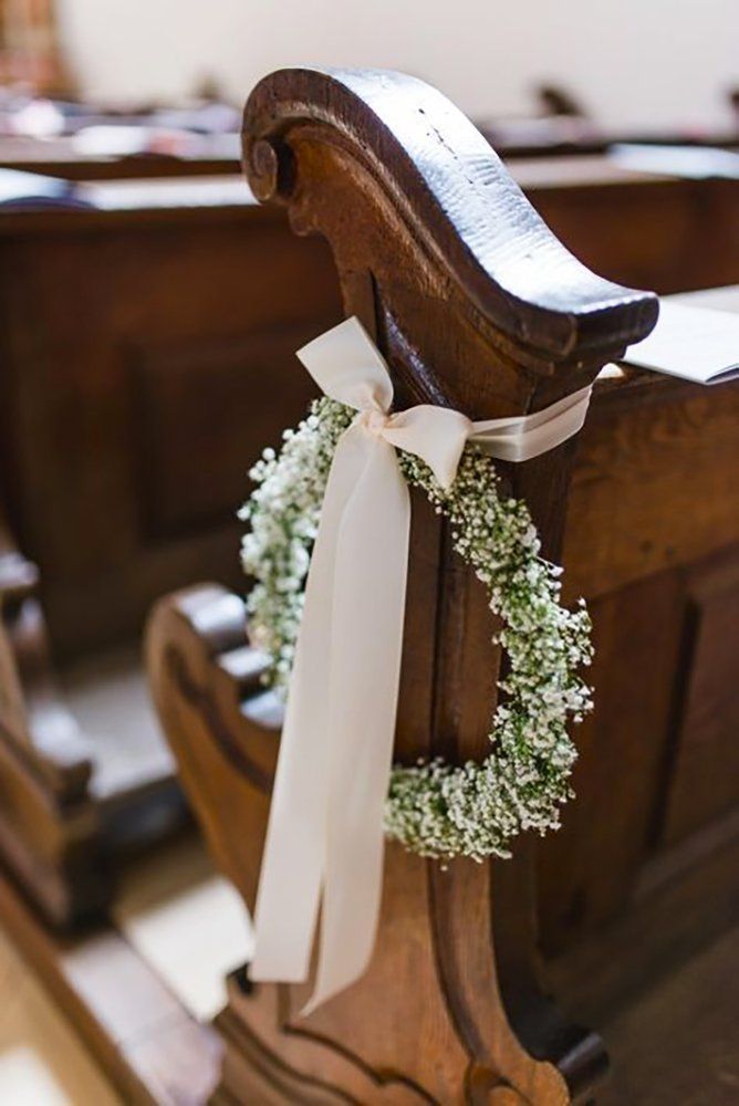 45 Breathtaking Church Wedding Decorations | Wedding Forward -   16 wedding Church flowers ideas