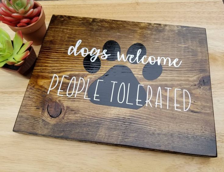 Housewarming Gift, Rustic Home Decor, Gift For Dog Lovers, Dog Decor, Welcome Sign, Dog Signs, Gift For Dog Groomer, Signs For Home, Dog Mom -   17 diy projects For Mom canvases ideas