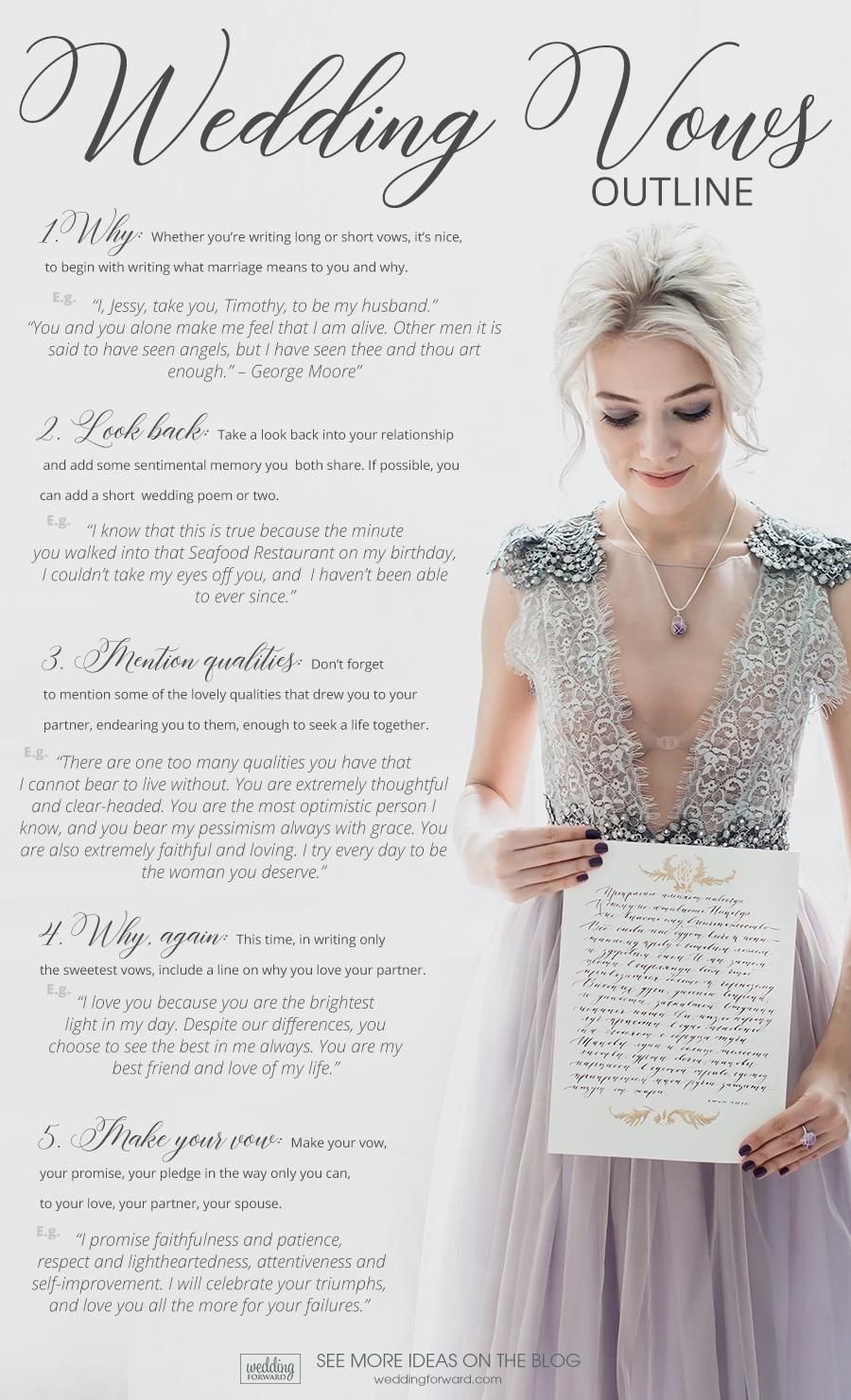 59 Wedding Vows For Her: Examples And Outline | Wedding Forward -   17 wedding Vows diy ideas