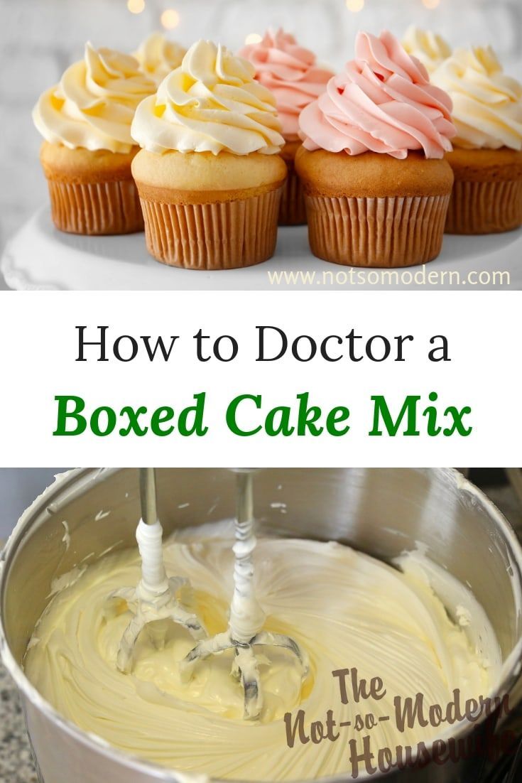How to Doctor a Boxed Cake Mix -   18 cake Mix hacks ideas