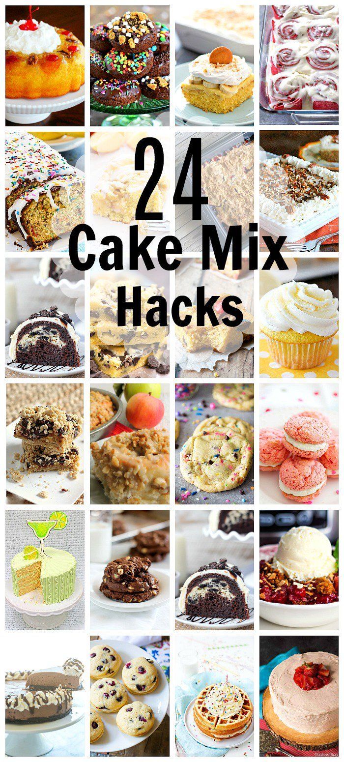 24 Can't Miss Cake Mix Hacks -   18 cake Mix hacks ideas