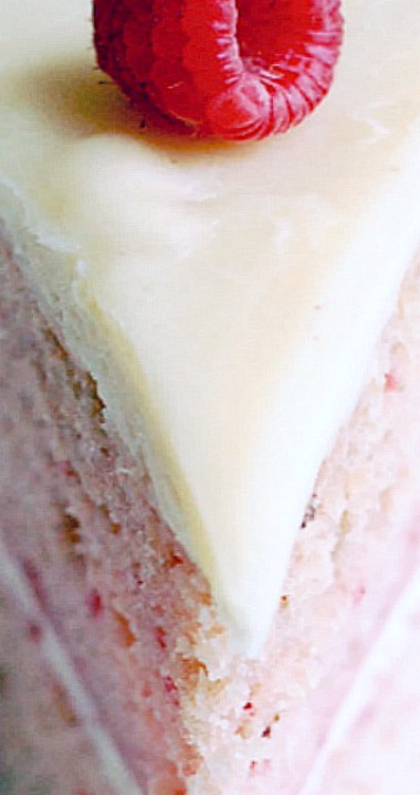 Pink Raspberry Cake with Vanilla Buttercream Frosting -   18 cake Pink yum yum ideas