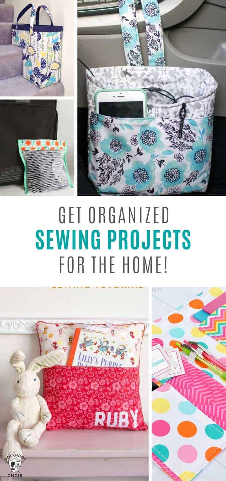15 Awesome Sewing Projects to Make You an Organization Genius! -   18 diy projects Sewing awesome ideas