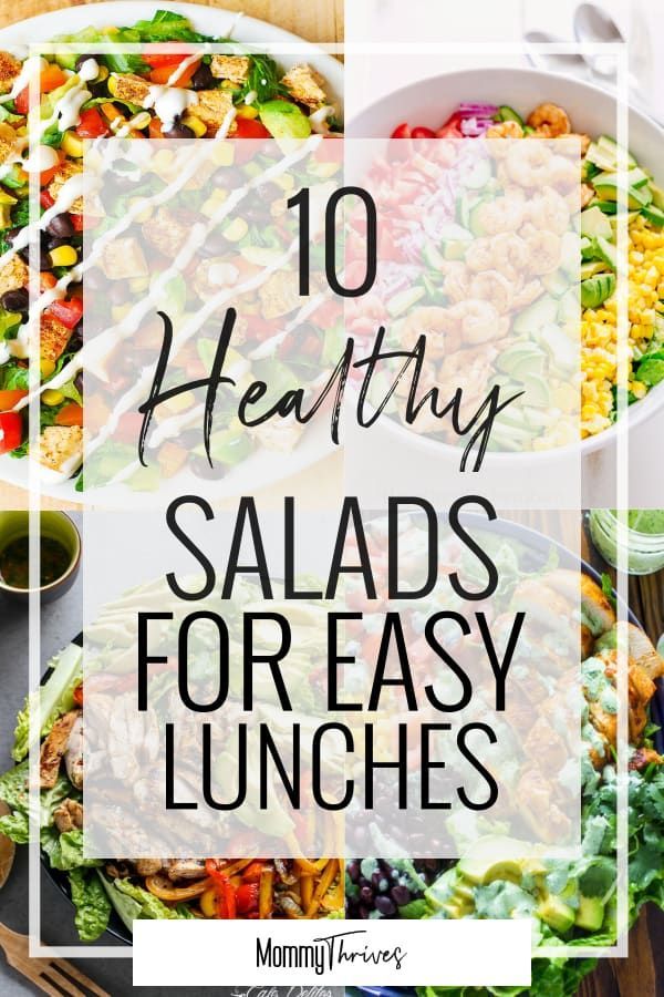 10 Best Salads for Summer - Mommy Thrives -   18 healthy recipes Summer lunches ideas