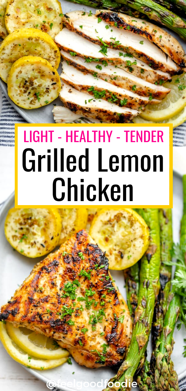 Grilled Lemon Chicken -   18 healthy recipes Summer lunches ideas
