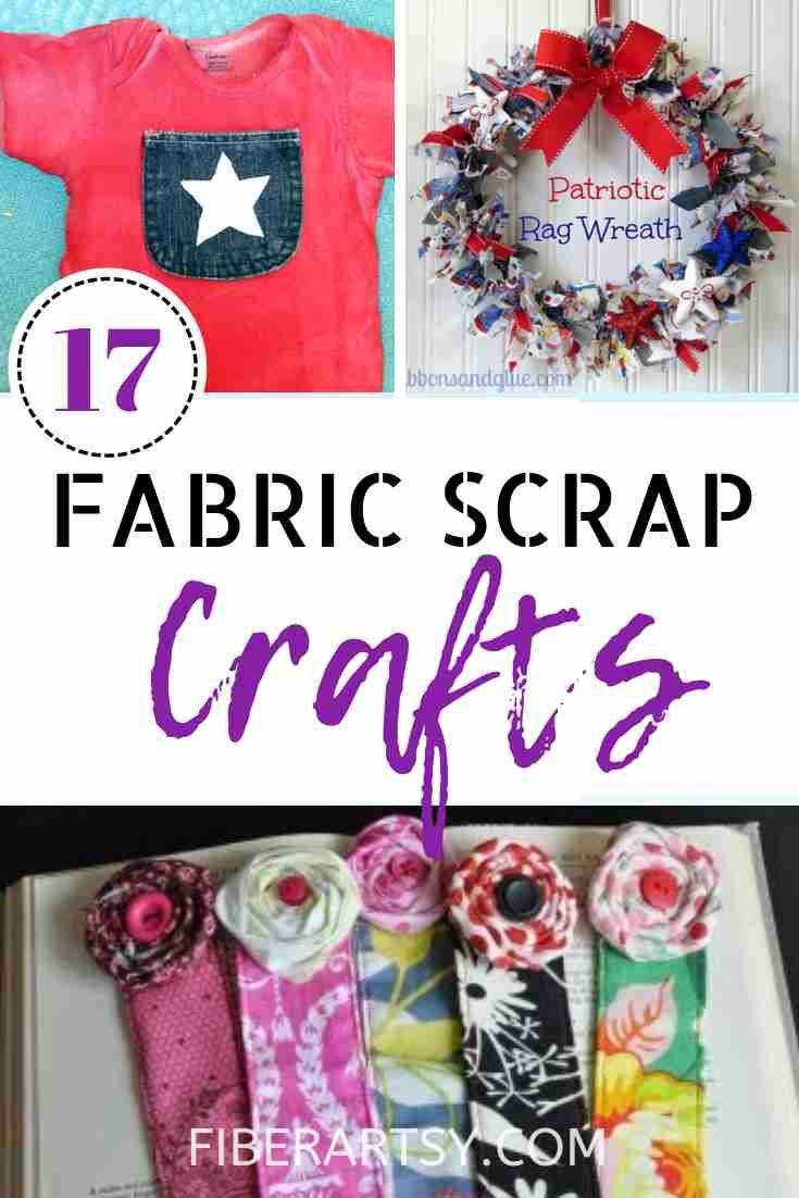 17 Fun Fabric Scraps Craft Projects - FiberArtsy.com -   19 fabric crafts posts ideas