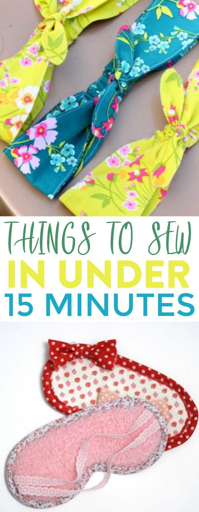 Things To Sew In Under 15 Minutes - A Little Craft In Your Day -   19 fabric crafts posts ideas