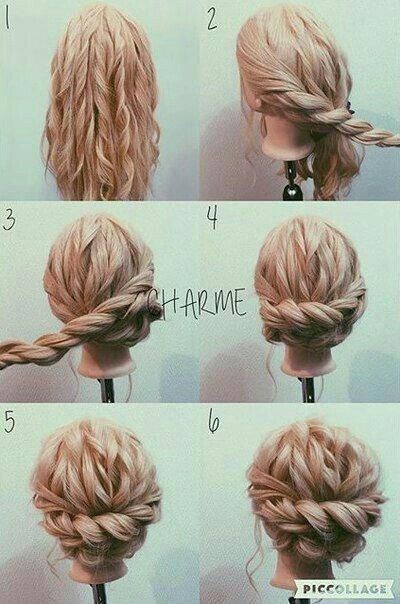 braided bun hair tutorial: the most beautiful tutorials and photos - Best Newest Hairstyle Trends -   10 hair Tutorial peinados ideas
