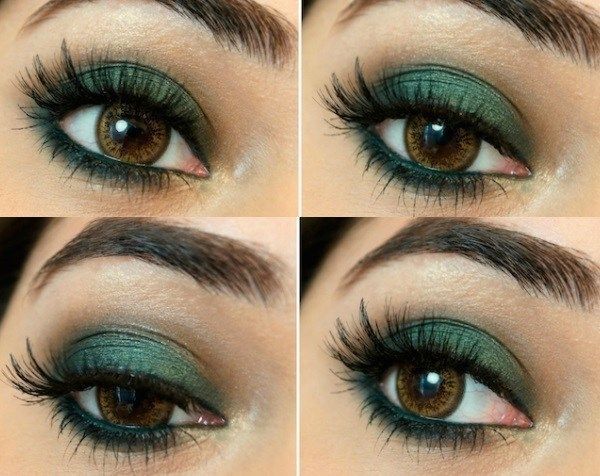 9 Beautiful Makeup Ideas for Green Dress -   12 makeup Party green ideas