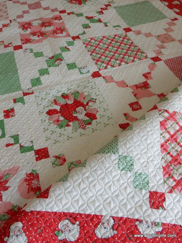 A Swell Christmas Quilt | A Quilting Life -   14 fabric crafts Christmas quilt blocks ideas