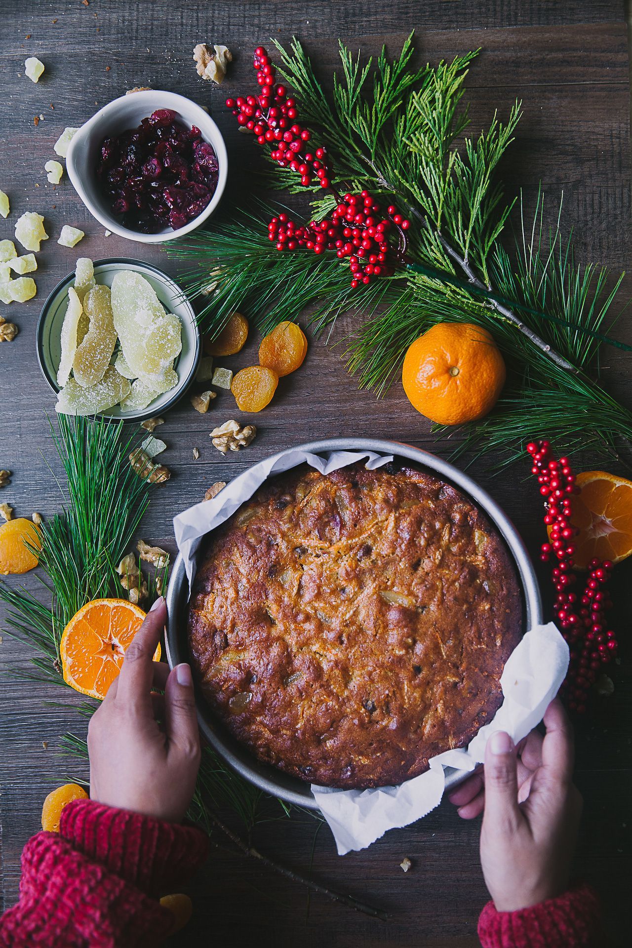 Christmas Fruit Cake with Carrot Orange -   14 fruit cake Photography ideas