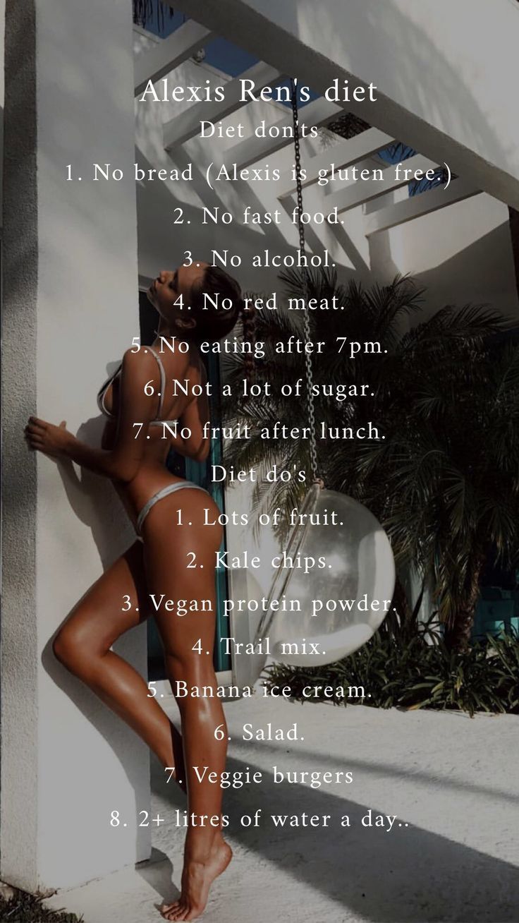 Alexis Ren is an Instagram model with over 12 2 million followers  As she's su – Model diet -   15 diet Model healthy ideas