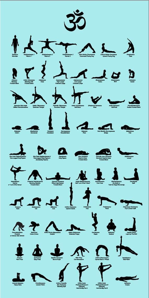 68 VECTOR Yoga Poses, each with its English and Sanskrit names | DIGITAL DOWNLOAD -   15 diet Quotes yoga poses ideas