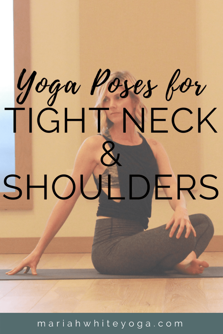 Yoga Poses for Tight Shoulders and Neck - Mariah White Yoga -   15 diet Quotes yoga poses ideas