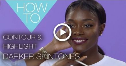 CONTOUR & HIGHLIGHT (DARK SKIN TONE) | HOW TO MAKEUP TUTORIAL -   15 makeup Highlighter dark skin ideas