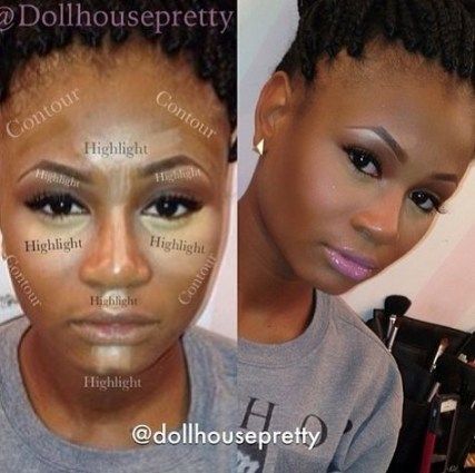 56+ Super Ideas For Makeup Highlighter Black Women Brown Skin -   15 makeup Highlighter dark skin ideas