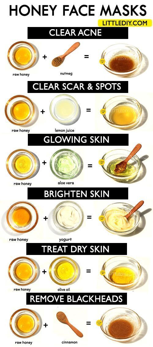 HONEY FACE MASKS for clear, bright and glowing skin - LITTLE DIY | Trend -   15 skin care Face diy ideas