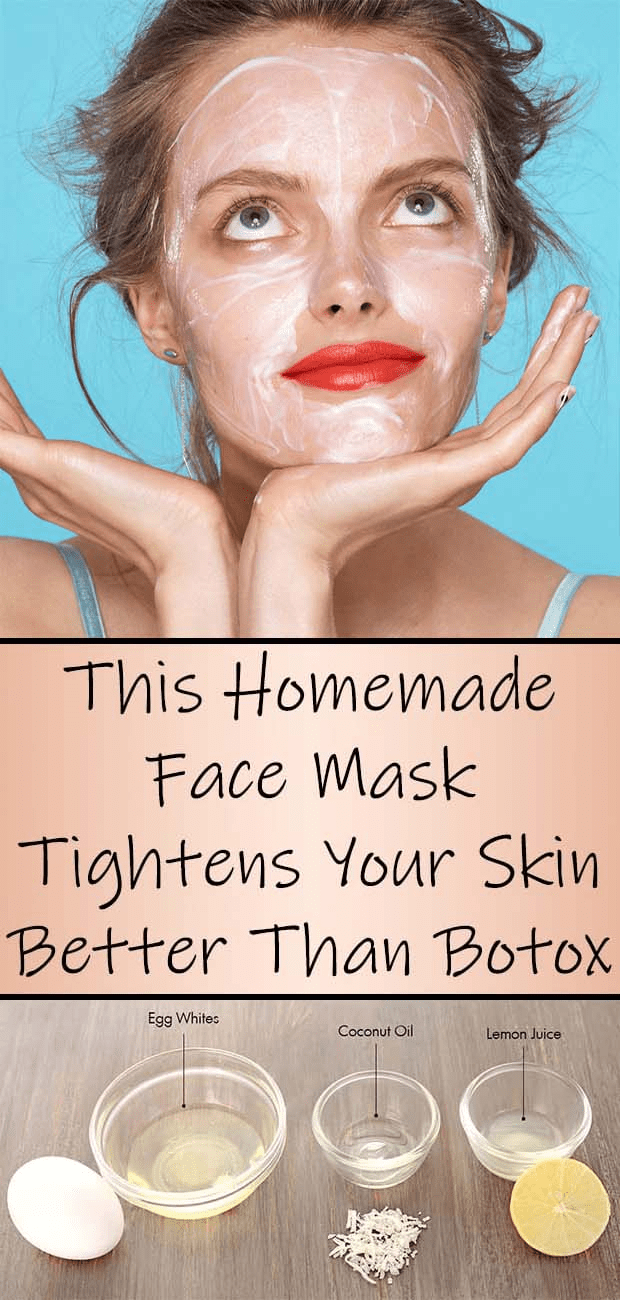 Home Made Face Mask Tightens The Skin Better Than Botox -   15 skin care Face diy ideas