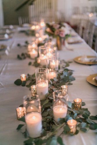 42 Outstanding Wedding Table Decorations | Wedding Forward -   15 wedding Table garland ideas
