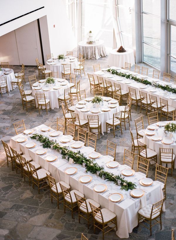 It's A Nice Day For A White Wedding -   15 wedding Table garland ideas