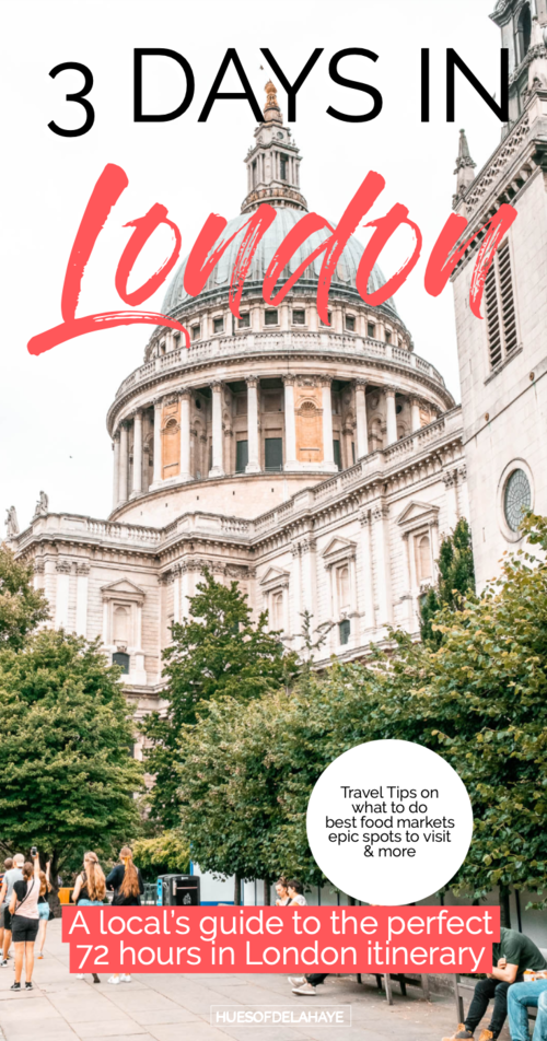 3 Days in London Itinerary: The Perfect 72 Hour London Itinerary -   16 travel destinations London big ben ideas