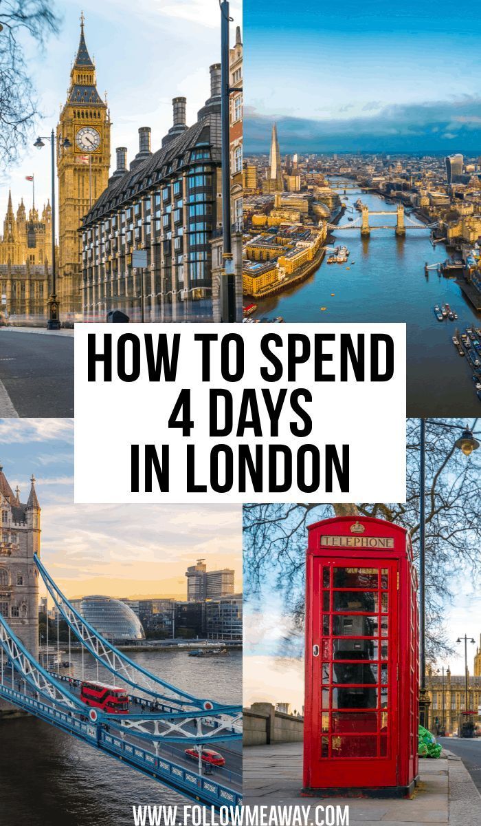 The Best 4 Day London Itinerary For First Time Visitors - Follow Me Away -   16 travel destinations London big ben ideas