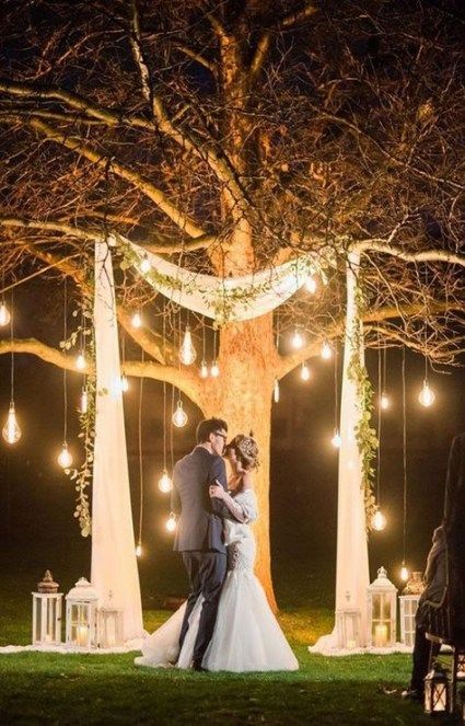 18 Ideas For Backyard Wedding Ceremony Tree Backdrops -   16 wedding Arch tree ideas