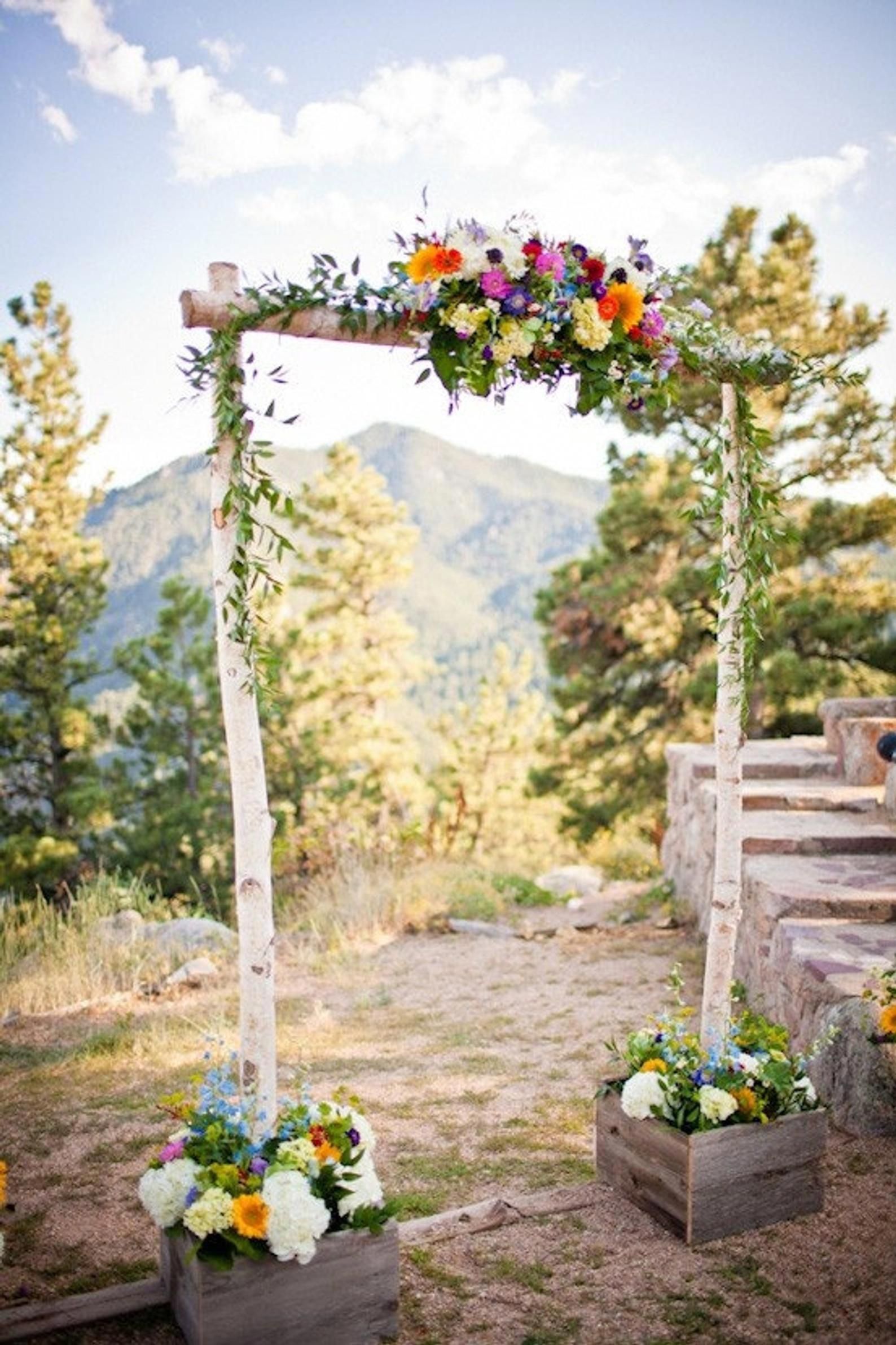 Premium White Birch Wedding Arch/Wedding Arbor- Medium Birch Poles -   16 wedding Arch tree ideas