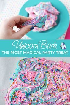 Magical Unicorn Bark -   17 desserts For Kids birthday ideas