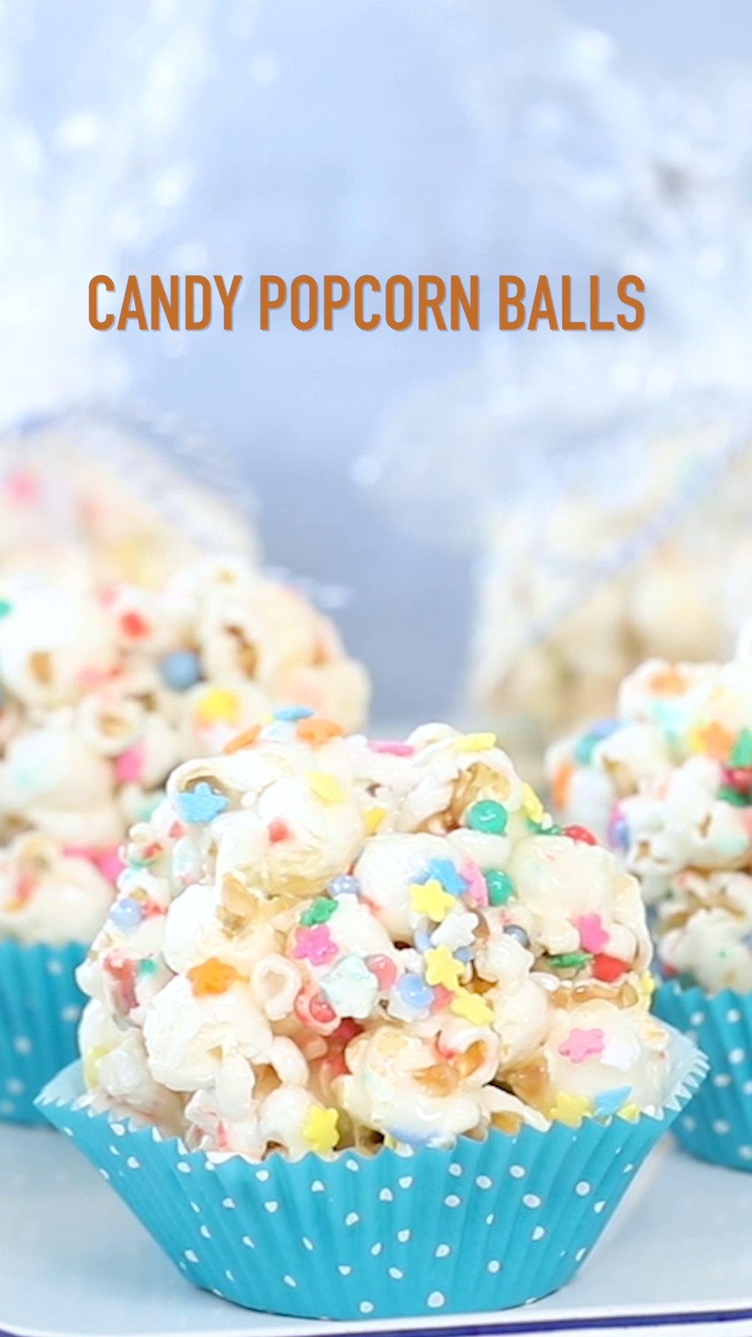 Candy Popcorn Balls -   17 desserts For Kids birthday ideas