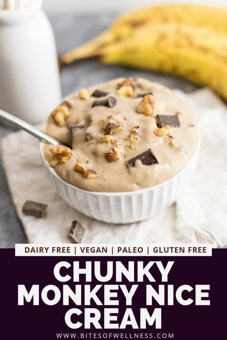 Homemade Chunky Monkey Ice Cream (Vegan, Dairy Free) -   17 desserts Vegan food processor ideas