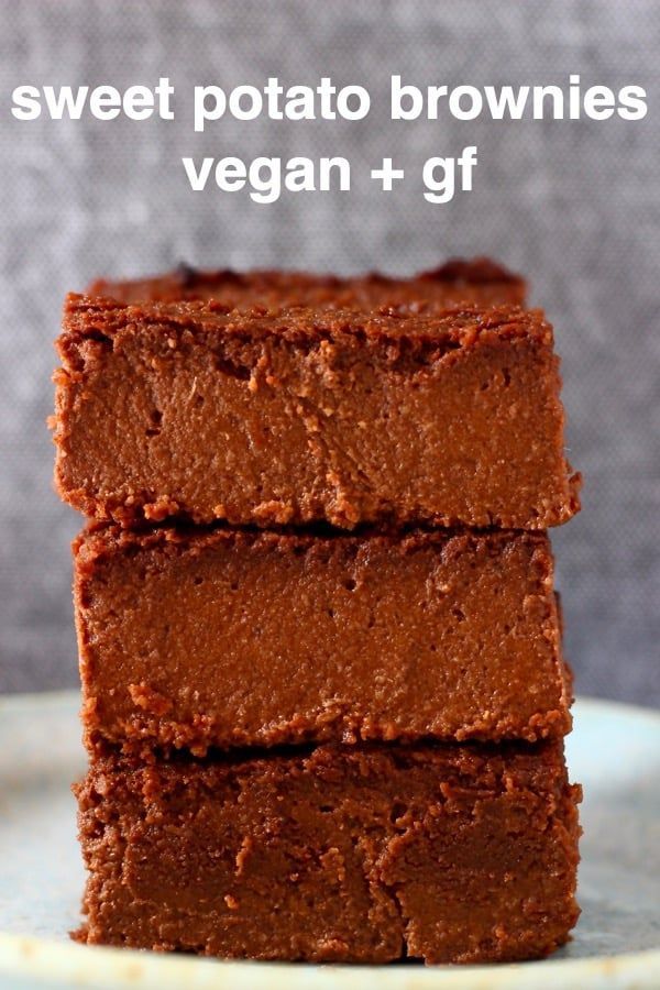 Sweet Potato Brownies (Vegan + GF) -   17 desserts Vegan food processor ideas