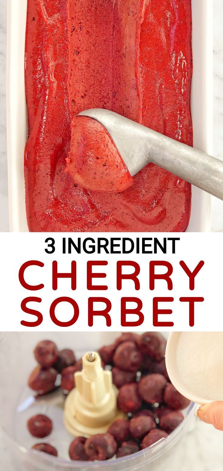 Cherry Sorbet · Chef Not Required... -   17 desserts Vegan food processor ideas