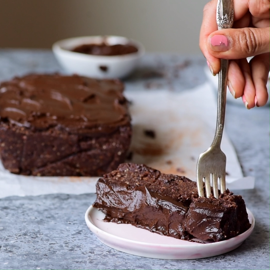 No Bake Vegan Nutella Cake -   17 desserts Vegan food processor ideas