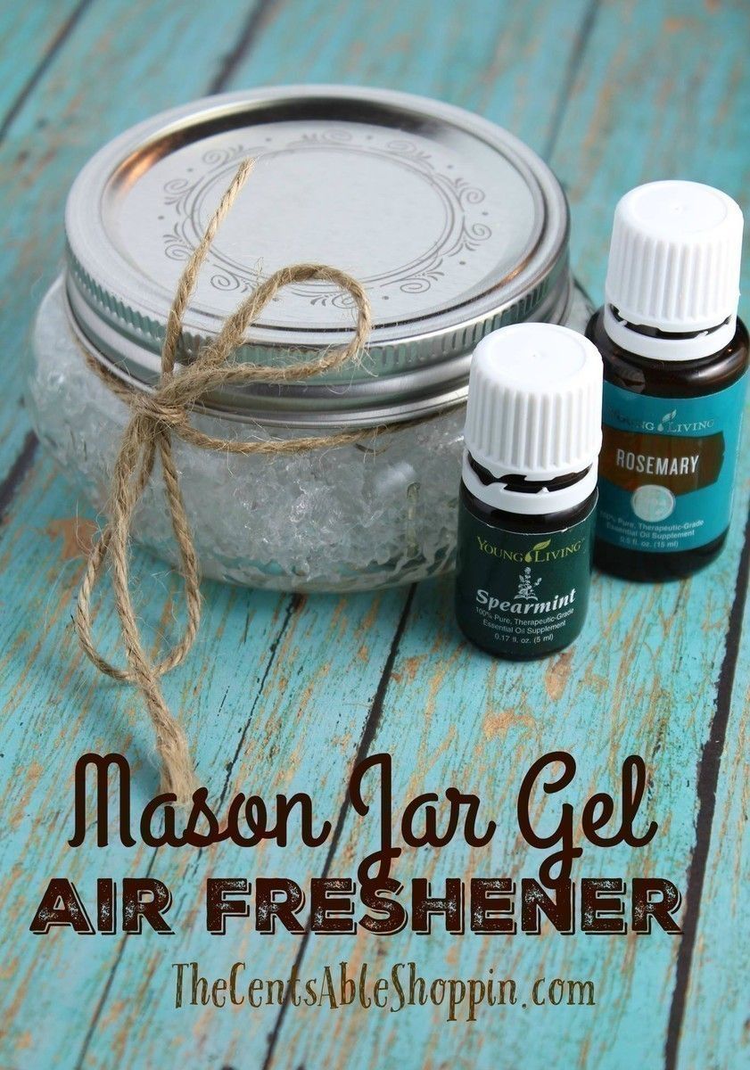 DIY Mason Jar Gel Air Freshener -   17 holiday Essentials air freshener ideas