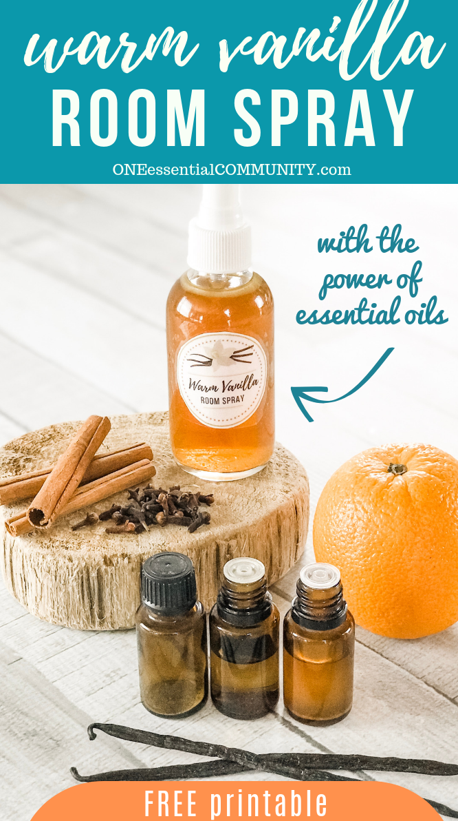 Homemade Warm Vanilla Room Spray {with essential oils} -   17 holiday Essentials air freshener ideas